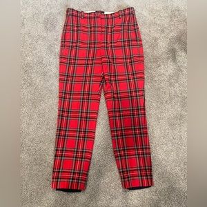 J.Crew Tartan holiday pants
